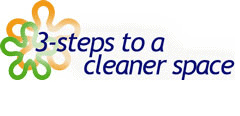 3 steps to a cleaner space